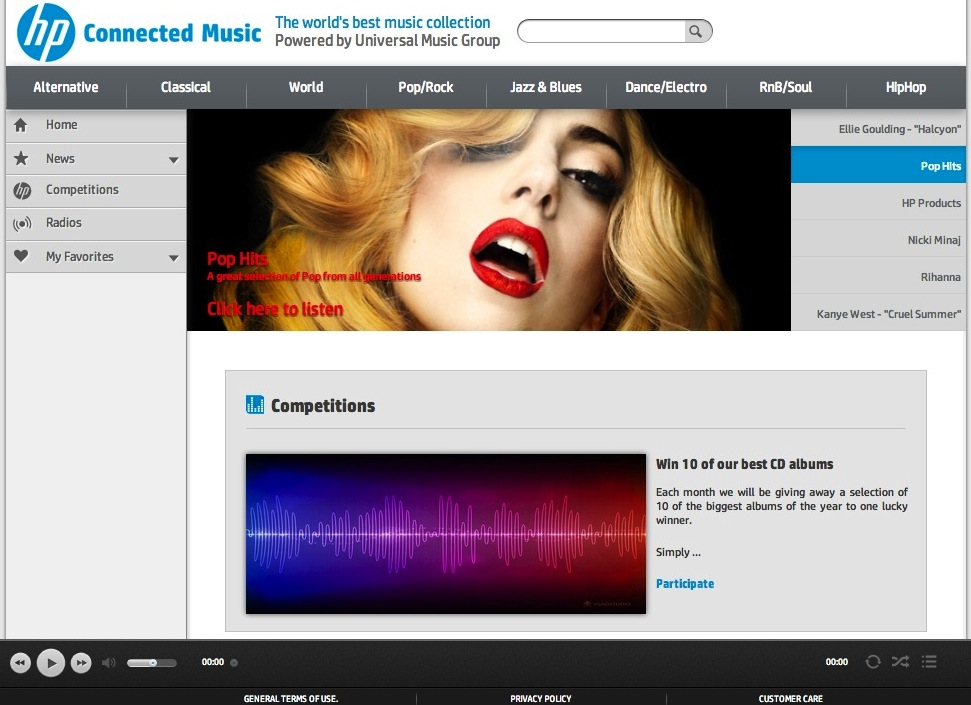 HP Connected Music