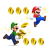 Mario Luigi coins