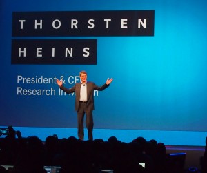 BlackBerry CEO Thornsten Heins